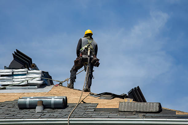 Professional Flat Roof Repair technician working in Roebuck, SC